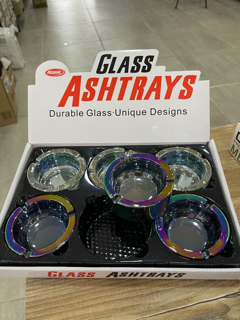 210203 CENICERO VIDRIO TORNASOLADO 