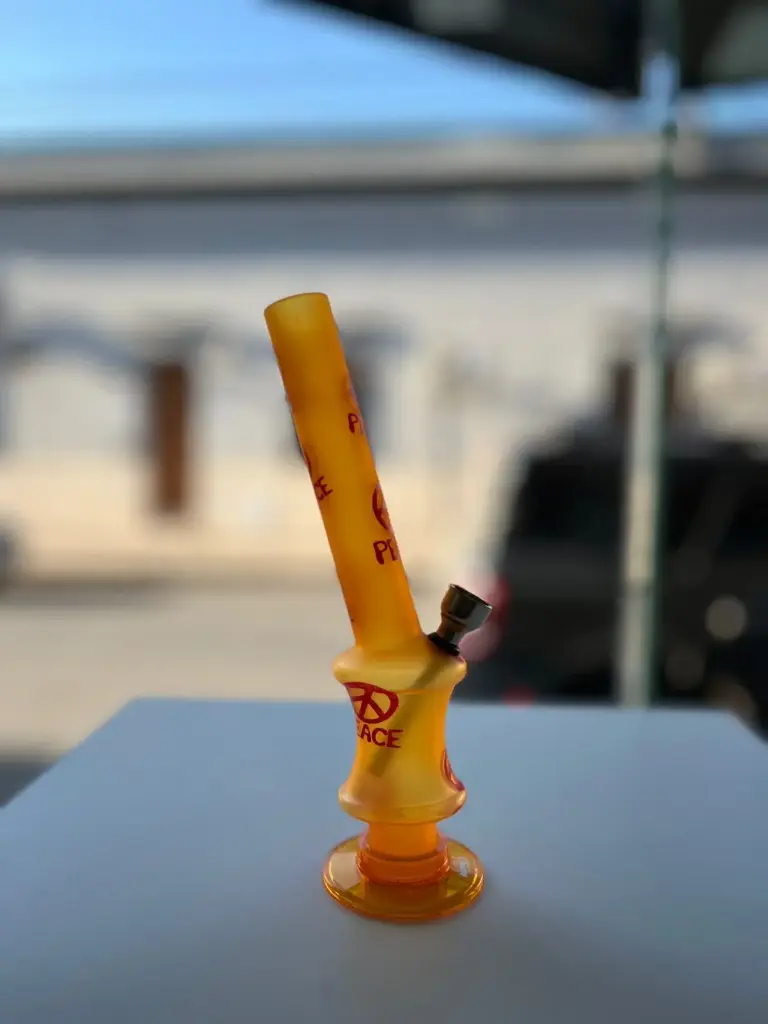 212651 BONG ACRLICO 20cm PEACE&SPIDER 