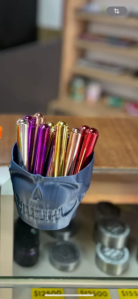 212866 PORTA CIGARRO ¨METALIZADO" (estilo sauver) 