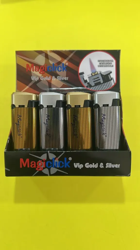 ENCENDEDOR CATALITICO MAGICLICK VIP PREMIUM (GOLD AND SILVER)