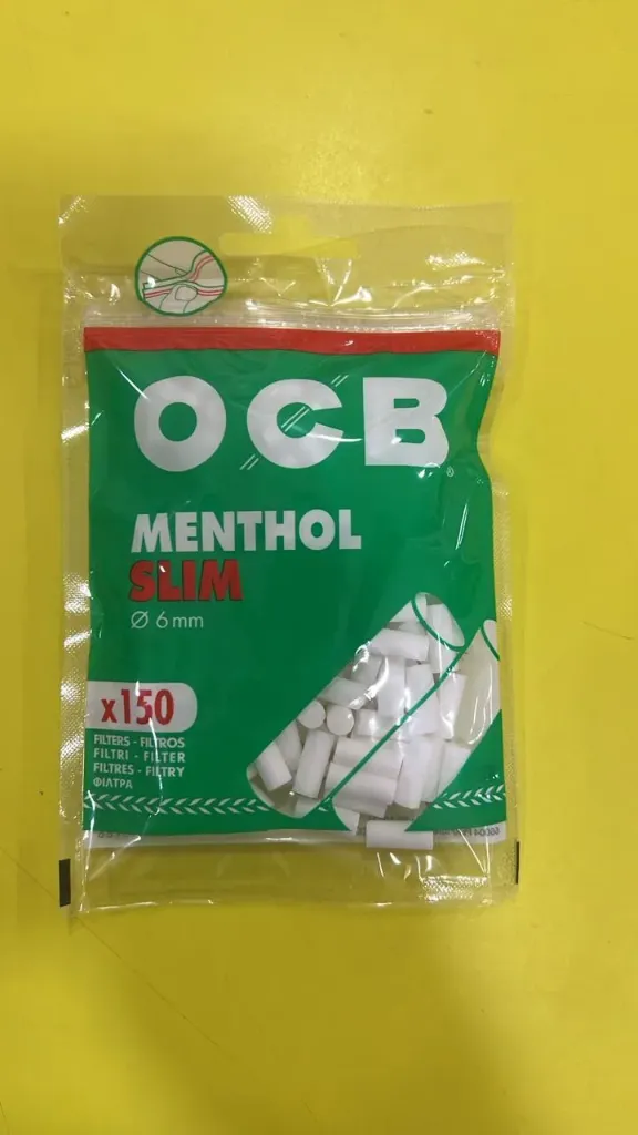 FILTRO OCB MENTHOL SLIM X 150 