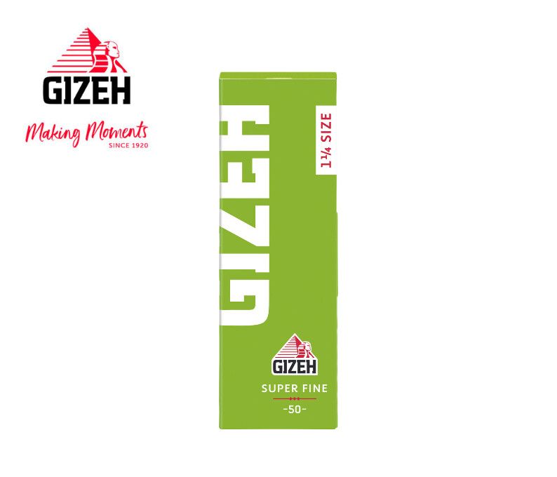 PAPEL GIZEH EXTRA FINO VERDE 78mm 