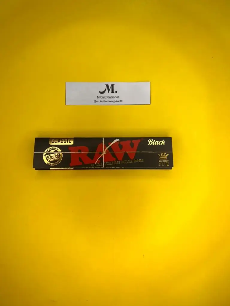 PAPEL RAW CLASICO BLACK KING SIZE 