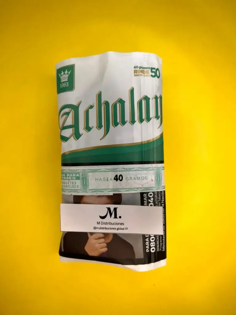 TABACO ACHALAY MENTA X40GR 