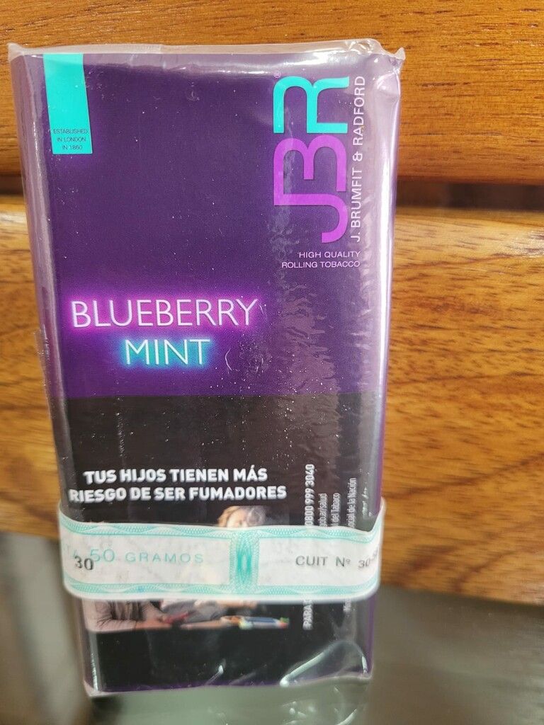 TABACO JBR BLUEBERRY MINT 