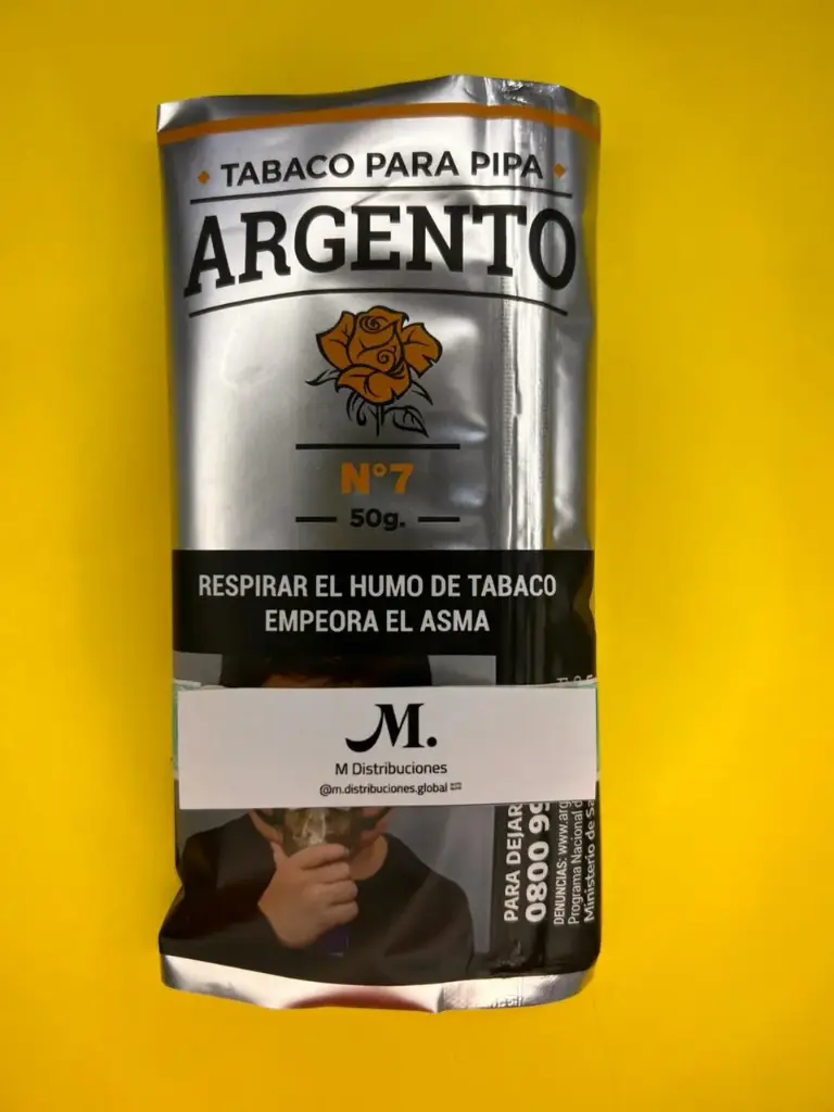 TABACO P/PIPA ARGENTO 7 DUO