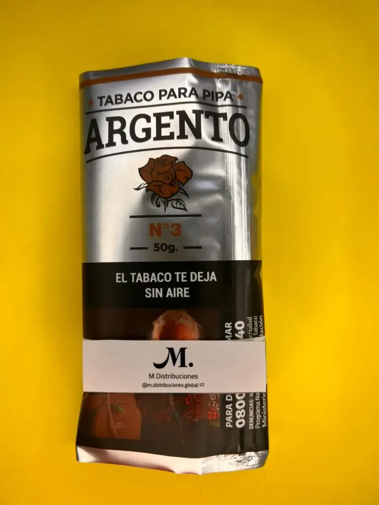 TABACO P/PIPA ARGENTO N3 Natural