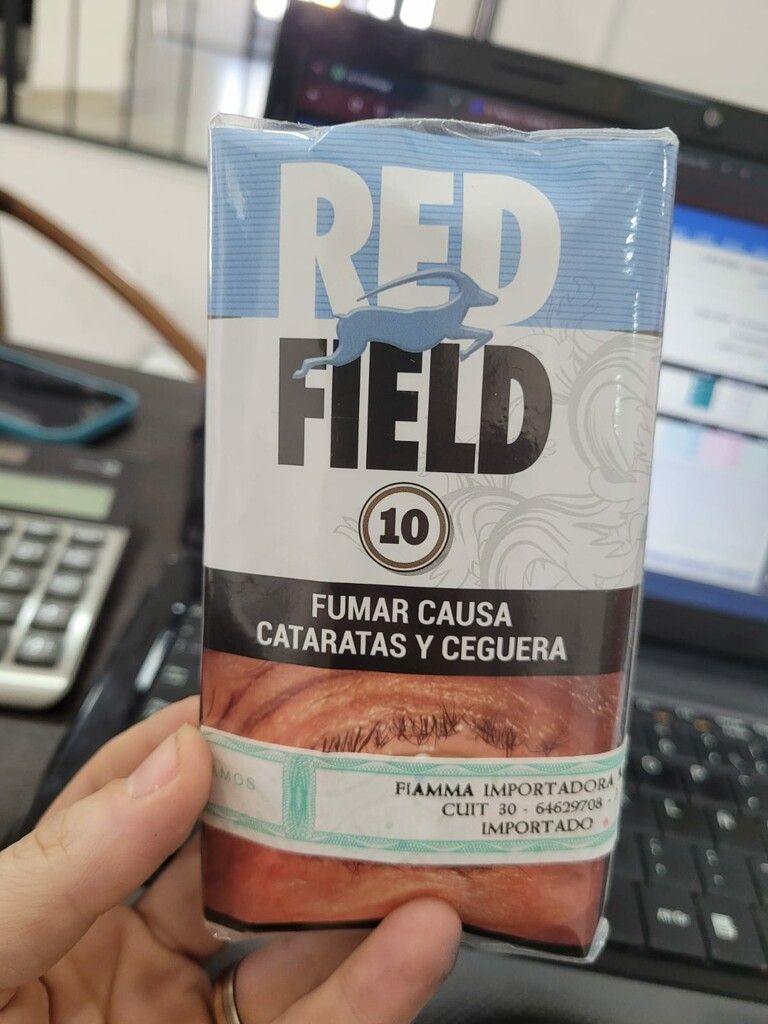 TABACO RED FIELD 10 MENTA 