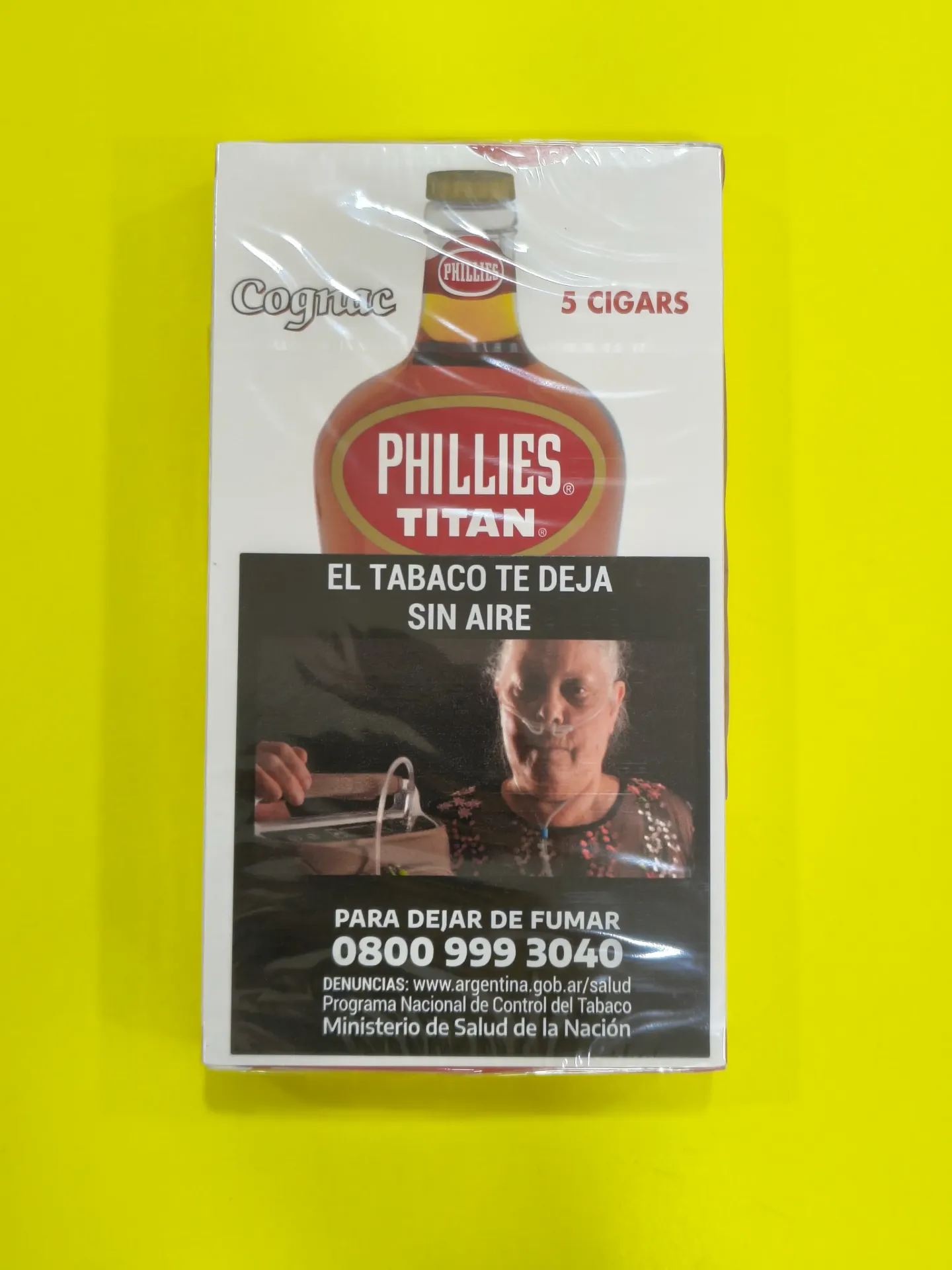 Cigarro Phillies Titan Coñac