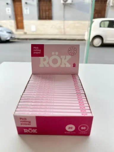 CAJA PAPEL ROK PINK x 20 
