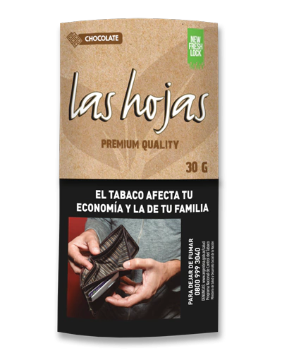 TABACO LAS HOJAS PREMIUM CHOCOLATE PACK X 5 UNI 