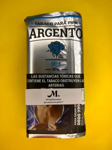 TABACO P/PIPA ARGENTO N1 Vainilla 