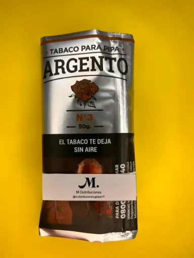 TABACO P/PIPA ARGENTO N3 Natural 